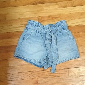 Women's Light Blue Denim Shorts